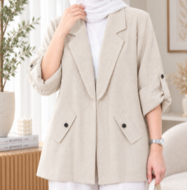 کت زنانه کریشه فیری سایز ، شیک و راحت