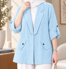 کت زنانه کریشه فیری سایز ، شیک و راحت